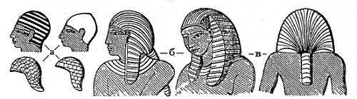 Головные уборы египтян